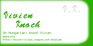vivien knoch business card